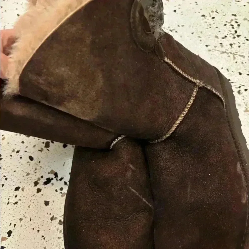 Nash Aviator Shearling Fur‎ Boot Chocolate